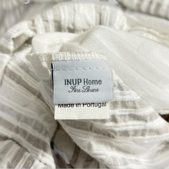 INUP Striped Textured Duvet Cover Sz Queen - Picture 2 of 8